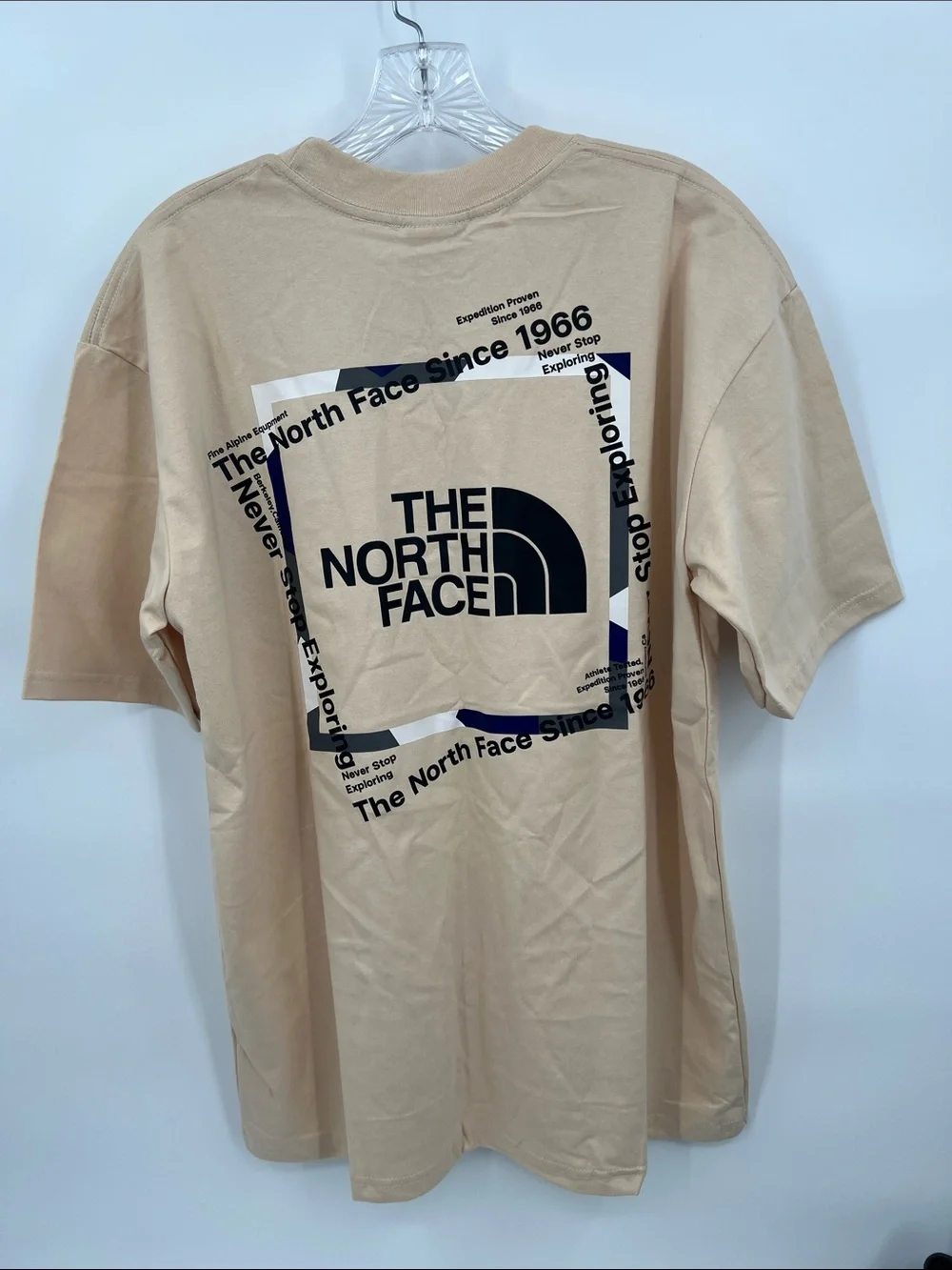The North Face Tan Logo Short Sleeve Tee